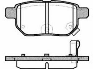 Комплект гальмівних колодок на Auris, CT, Corolla, Prius, Trezia, Urban Cruiser, Verso, Yaris