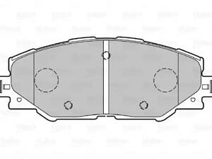 Комплект тормозных колодок на Auris, Prius, Rav 4