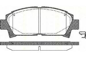 Комплект тормозных колодок на Avensis, Carina