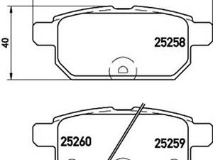 Комплект тормозных колодок на Baleno, SX4, Swift, Vitara