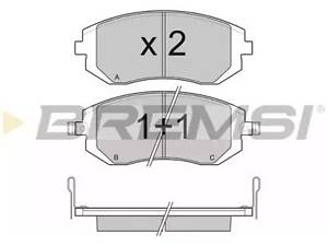 Комплект тормозных колодок на BRZ, Forester, Impreza, Legacy, Outback, XV