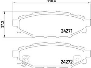 Комплект тормозных колодок на BRZ, Forester, Impreza, Legacy, Outback, XV