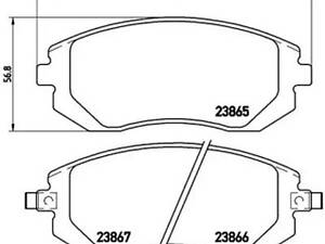 Комплект гальмівних колодок на BRZ, Forester, Impreza, Legacy, Outback