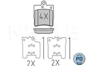 Комплект тормозных колодок на C-Class, CLC-Class, CLK-Class, Crossfire, E-Class, SLK-Class