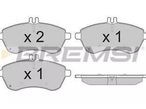 Комплект тормозных колодок на C-Class, E-Class, SLC-Class, SLK-Class