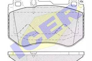 Комплект тормозных колодок на C-Class