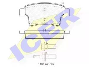 Комплект тормозных колодок на C4 Grand Picasso, C4 Picasso / Grand Picasso