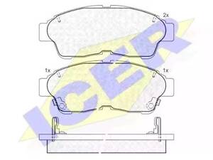 Комплект тормозных колодок на Camry, Carina, Celica, Corolla, Picnic, Rav 4, Vista