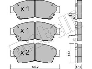 Комплект тормозных колодок на Camry, Carina, Celica, Corolla, Picnic, Rav 4