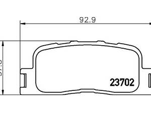 Комплект гальмівних колодок на Camry, ES