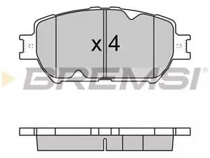 Комплект тормозных колодок на Camry, GS