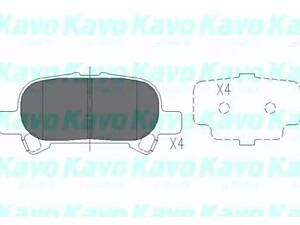 Комплект тормозных колодок на Camry