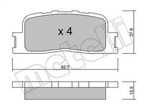 Комплект тормозных колодок на Camry