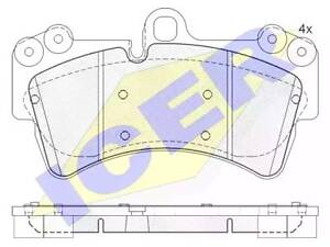 Комплект тормозных колодок на Cayenne, Q7, Touareg