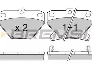 Комплект гальмівних колодок на Celica, Corolla, Prius, Yaris