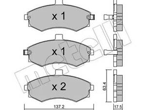 Комплект тормозных колодок на Cerato, Elantra, Matrix