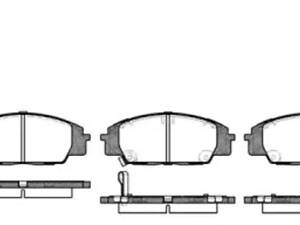Комплект гальмівних колодок Civic, S2000