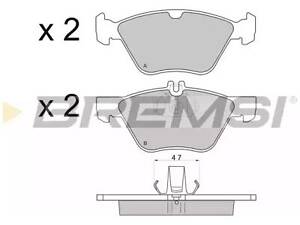 Комплект тормозных колодок на CLK-Class, Crossfire, E-Class, S-Class, SLK-Class