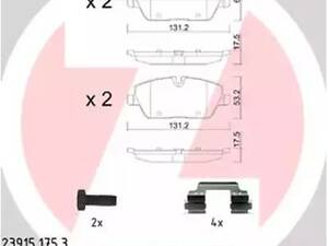 Комплект тормозных колодок на Clubman, Clubvan, I3, Mini, Roadster, Seria 2