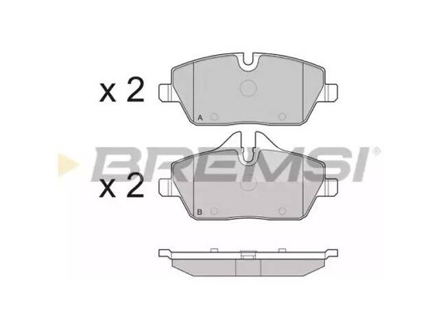 Комплект гальмівних колодок на Clubman, Clubvan, Mini, Roadster, Seria 1, Seria 2