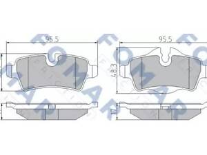 Комплект тормозных колодок на Clubman, Clubvan, Mini