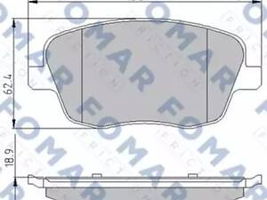 Комплект гальмівних колодок на Cordoba, Fabia, Ibiza, Polo