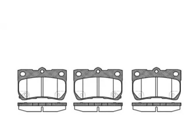 Комплект тормозных колодок на Crown, GS, IS