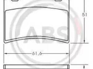 Комплект гальмівних колодок на Escort, Orion, Sephia, Shuma