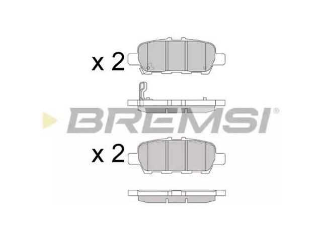 Комплект гальмівних колодок EX, Juke, Leaf, M, Q50, Q60, QX50