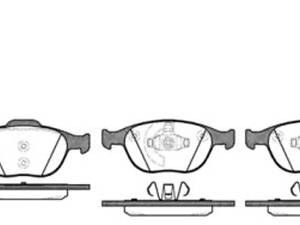 Комплект тормозных колодок на Fiesta, Focus, Tourneo Connect, Transit Connect