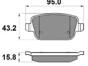 Комплект гальмівних колодок на Focus, Freelander, Galaxy, Kuga, Mondeo, S-MAX, S80, V70, XC70