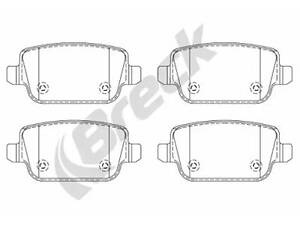 Комплект гальмівних колодок на Focus, Galaxy, Kuga, Mondeo, S-MAX