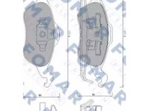 Комплект гальмівних колодок на Focus