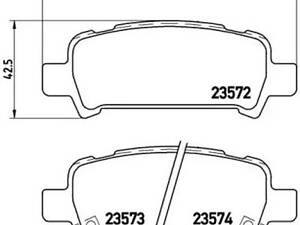 Комплект тормозных колодок на Forester, Impreza, Legacy, Outback