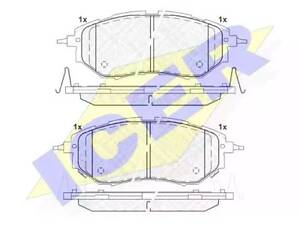 Комплект гальмівних колодок на Forester, Legacy, Levorg, Outback, Tribeca, WRX