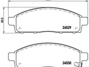 Комплект тормозных колодок на Fullback, L 200