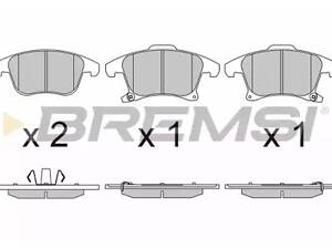 Комплект гальмівних колодок на Galaxy, Mondeo, S-MAX