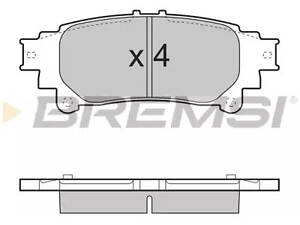 Комплект гальмівних колодок на GS, IS, Prius, RC, Verso