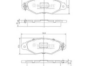 Комплект тормозных колодок на Kangoo, Kubistar