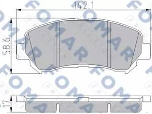 Комплект тормозных колодок на Kizashi, Qashqai, X-Trail