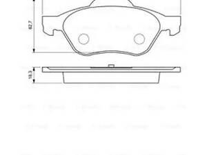 Комплект гальмівних колодок на Laguna, Twingo