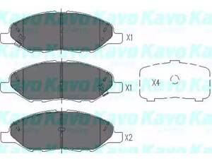 Комплект тормозных колодок на Micra, Note, Tiida