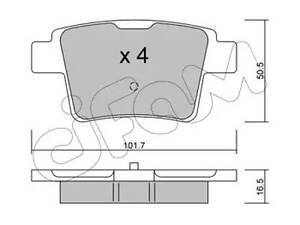 Комплект гальмівних колодок на Mondeo, X-Type