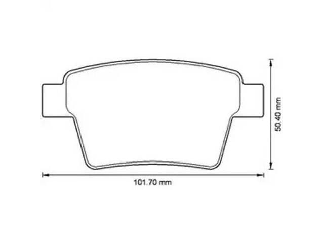 Комплект тормозных колодок на Mondeo, X-Type - Фото 1