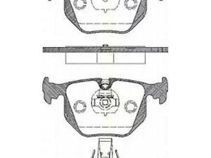 Комплект тормозных колодок на Range Rover, Seria 3, Seria 5, Seria 7, X3, X5, Z4, Z8