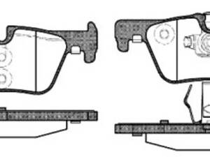 Комплект гальмівних колодок на Seria 1, Seria 2, Seria 3, Seria 4