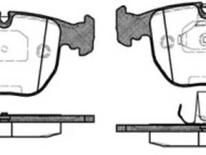 Комплект тормозных колодок на Seria 3, Seria 5, Seria 7, X3, X5