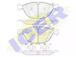 Комплект тормозных колодок на X5, X6