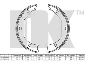 Комплект тормозных колодок ручника на Seria 1, Seria 2, Seria 3