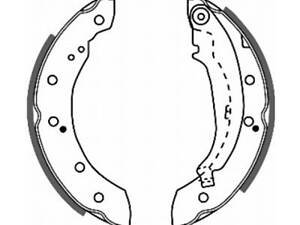 Комплект гальмівних колодок  
